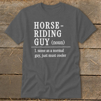 Horse Riding Guy Classic Tee