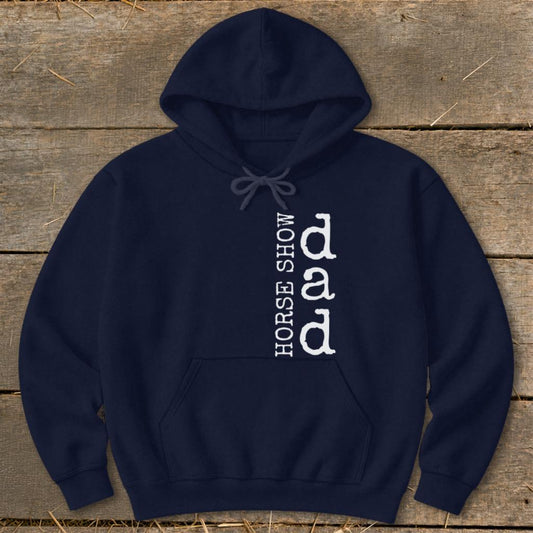 Horse Show Dad Hoodie - Navy