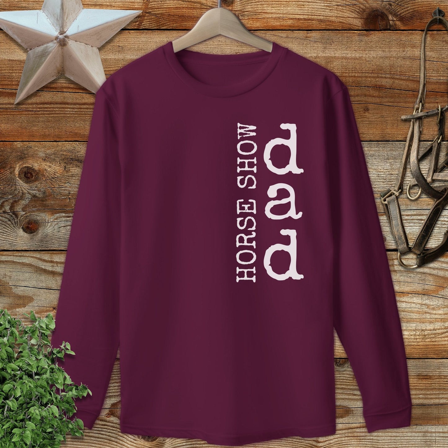 Horse Show Dad Long Sleeve Tee