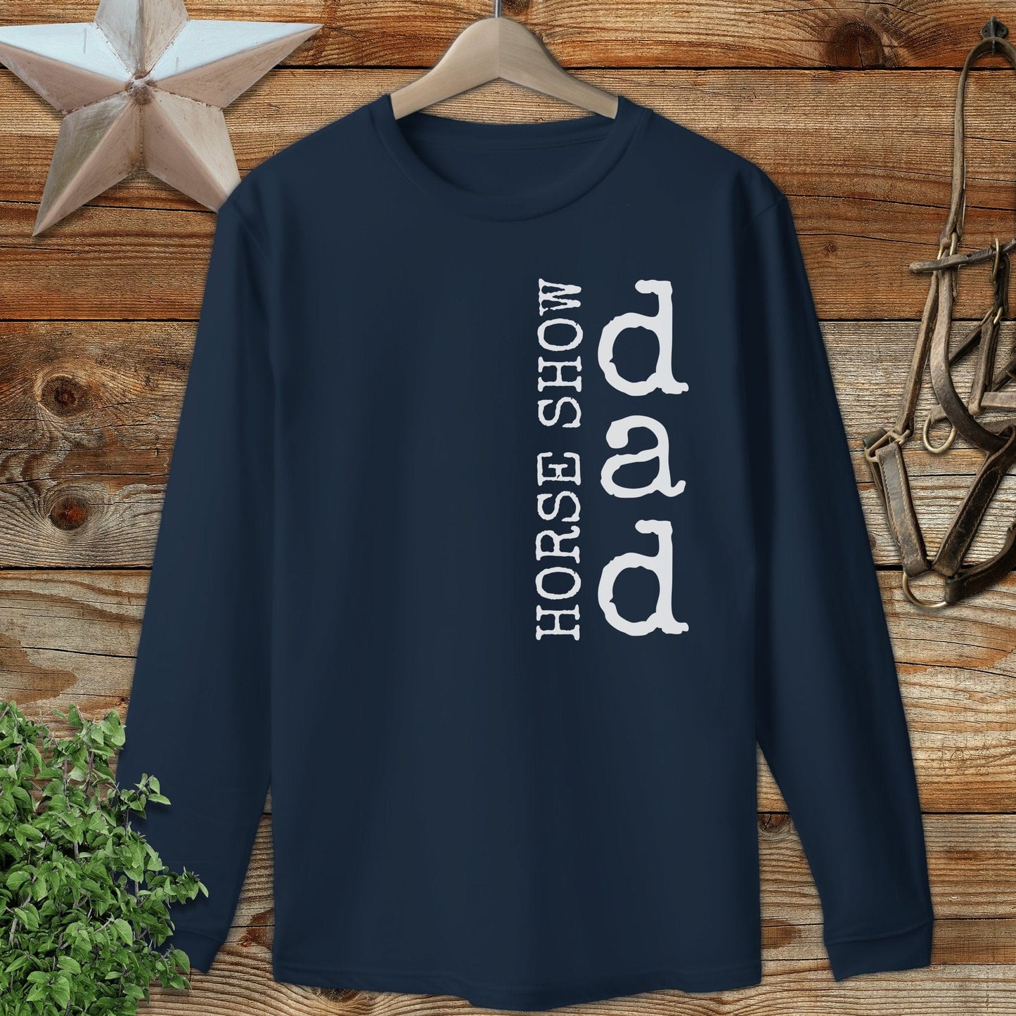 Horse Show Dad Long Sleeve Tee
