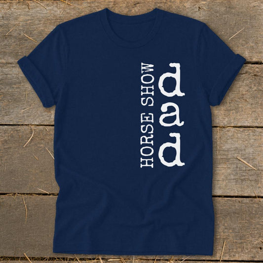 Horse Show Dad Softstyle Tee - Navy