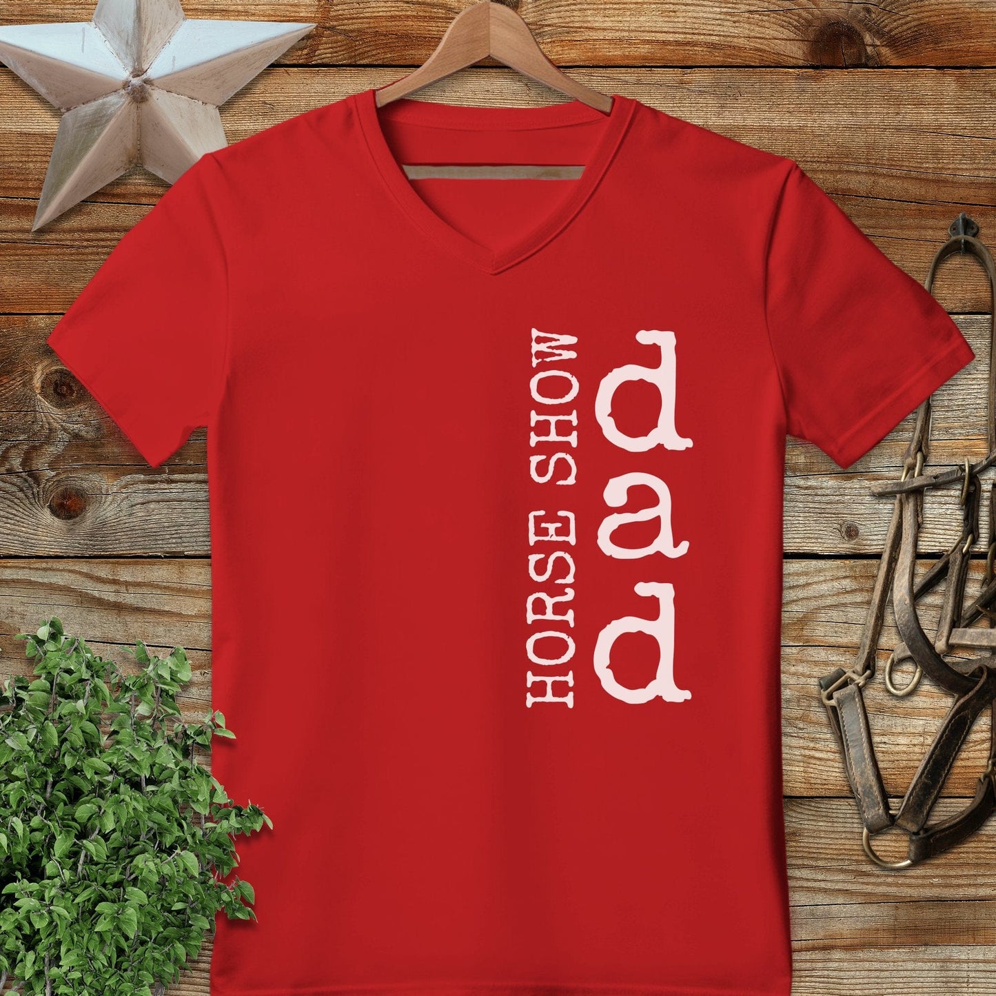 Horse Show Dad V-neck