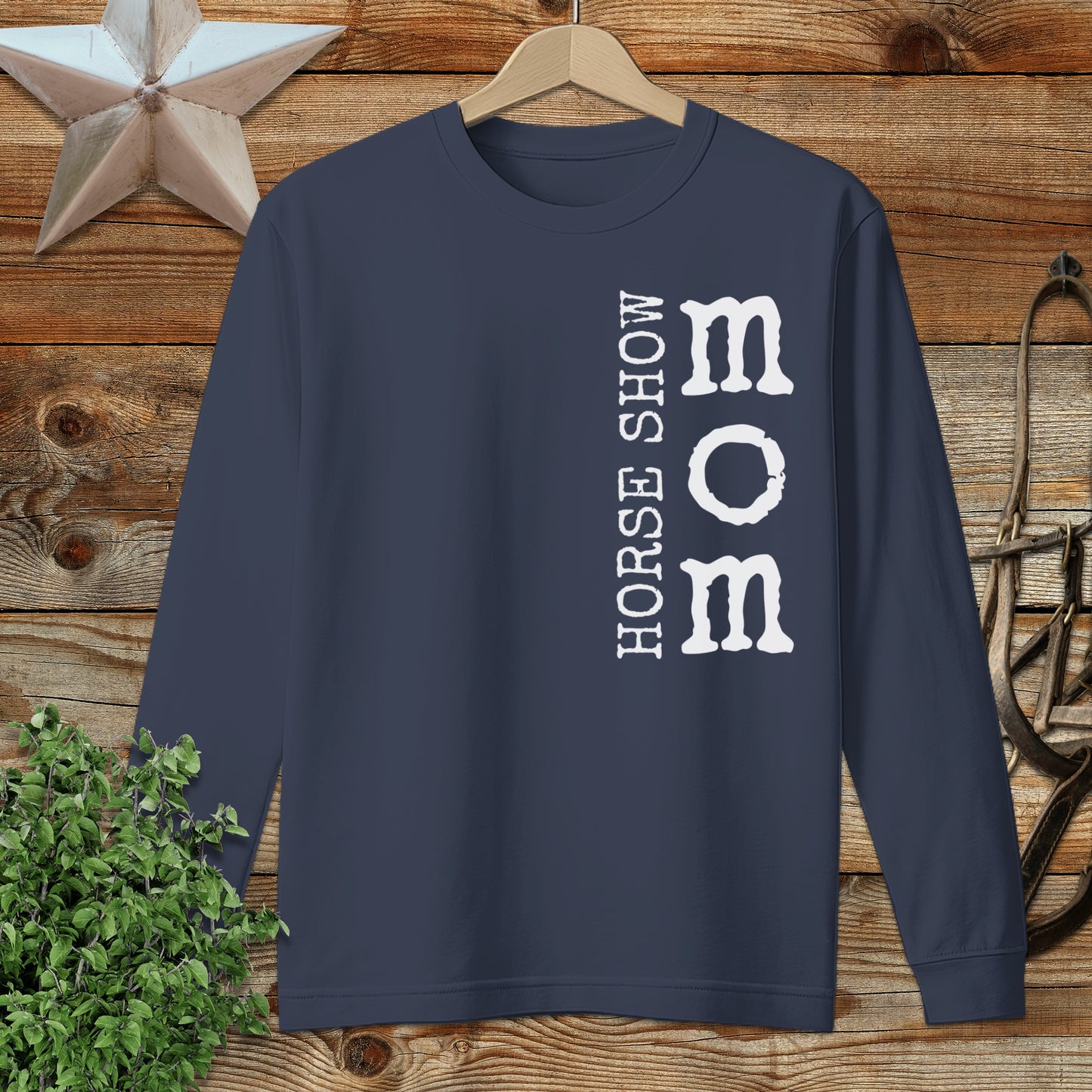 Horse Show Mom Long Sleeve Tee