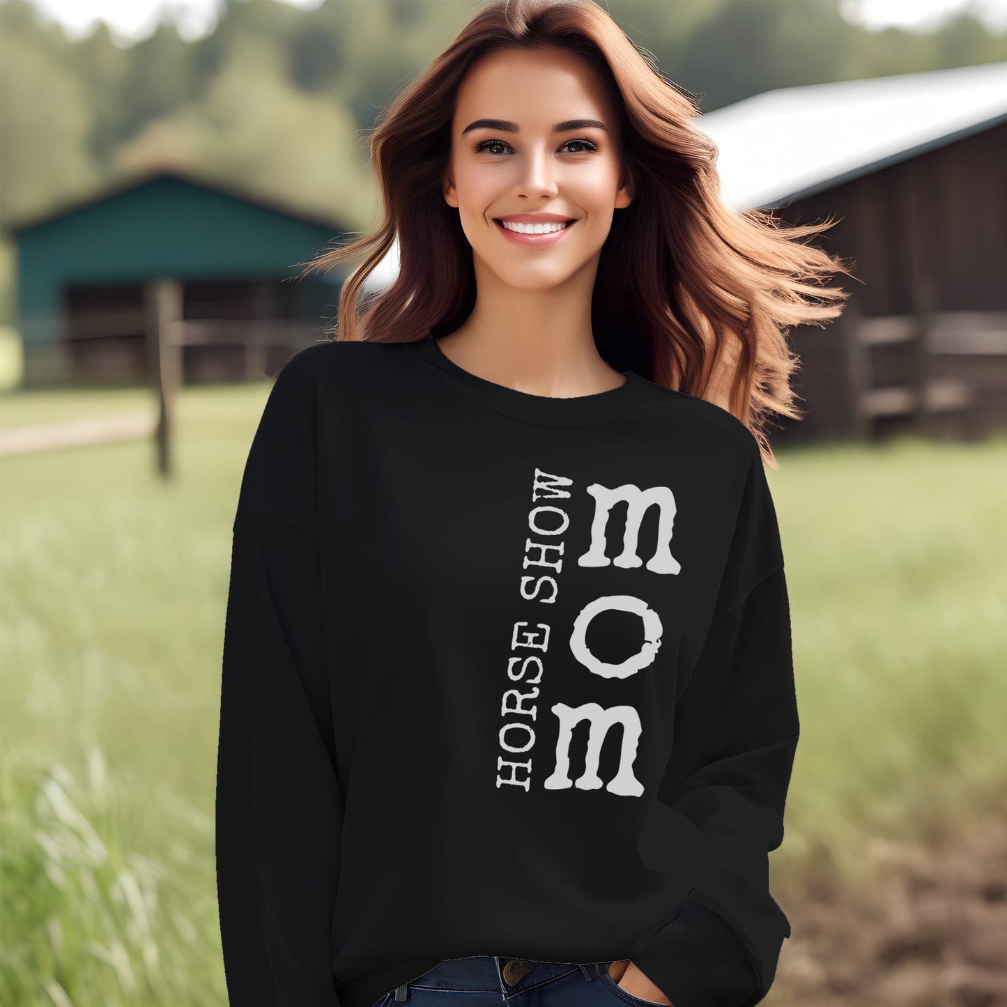 Horse Show Mom Sweatshirt