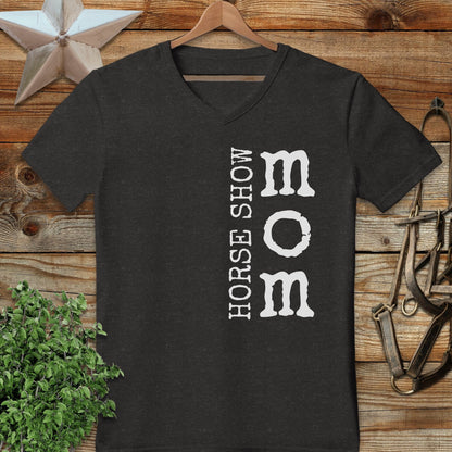 Horse Show Mom V-neck
