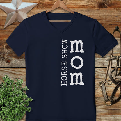 Horse Show Mom V-neck