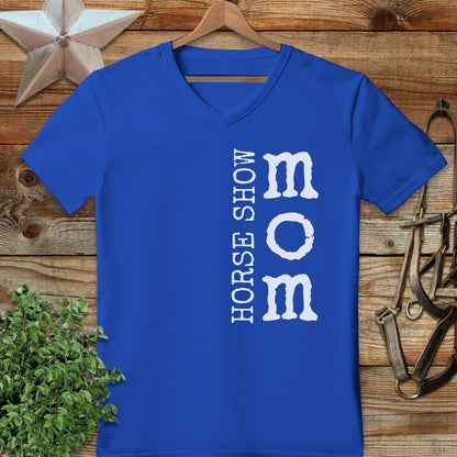 Horse Show Mom V-neck