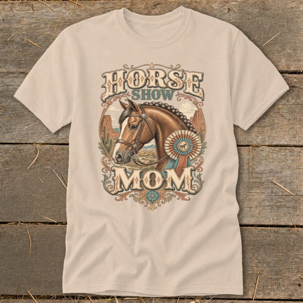 Horse Show Mom Western Classic Tee