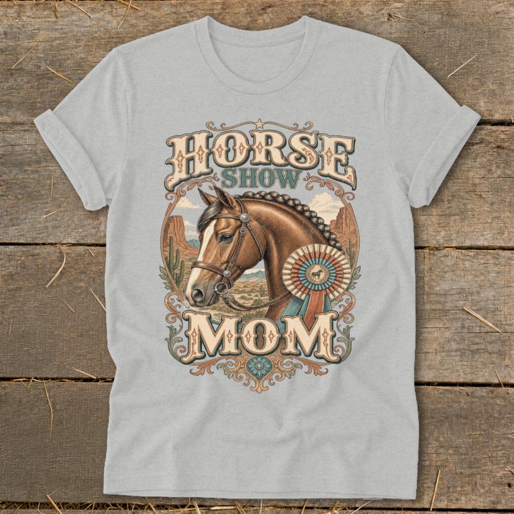 Horse Show Mom Western Softstyle Tee