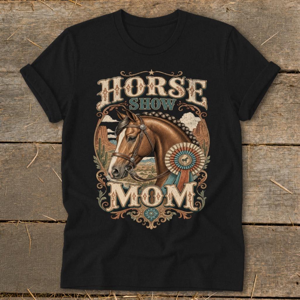 Horse Show Mom Western Softstyle Tee