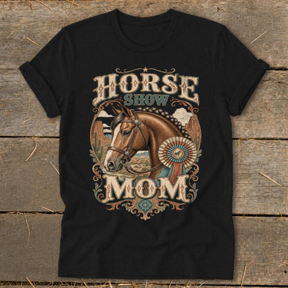 Horse Show Mom Western Softstyle Tee