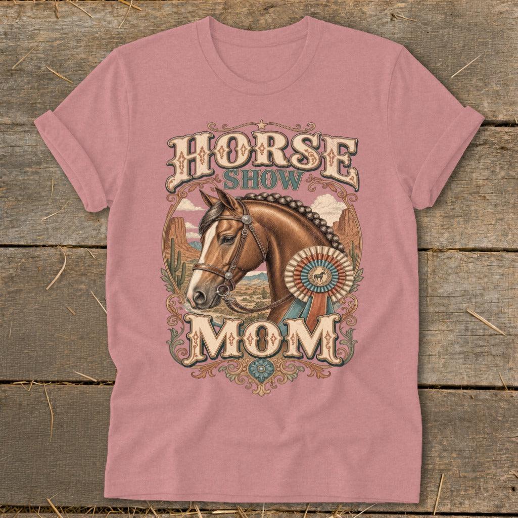 Horse Show Mom Western Softstyle Tee