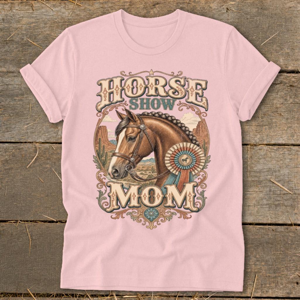 Horse Show Mom Western Softstyle Tee