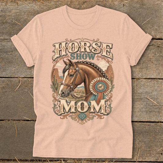 Horse Show Mom Western Softstyle Tee