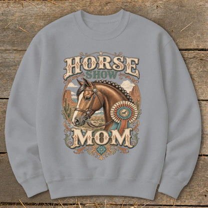 Horse Show Mom Western Sweatshirt