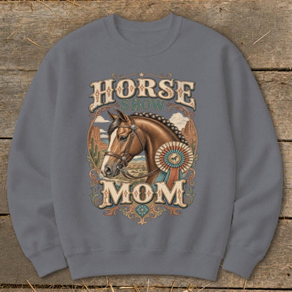 Horse Show Mom Western Sweatshirt