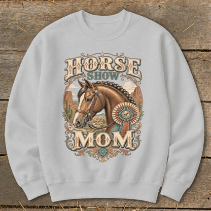 Horse Show Mom Western Sweatshirt