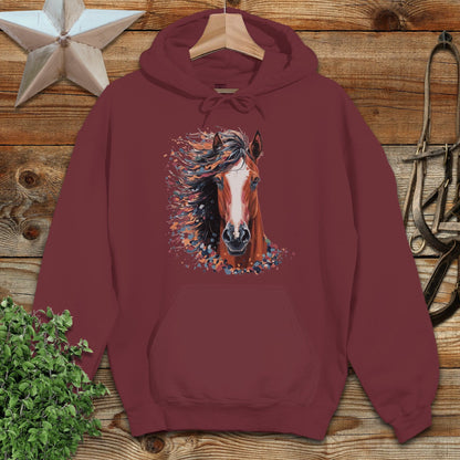 Horse Splatter Hoodie