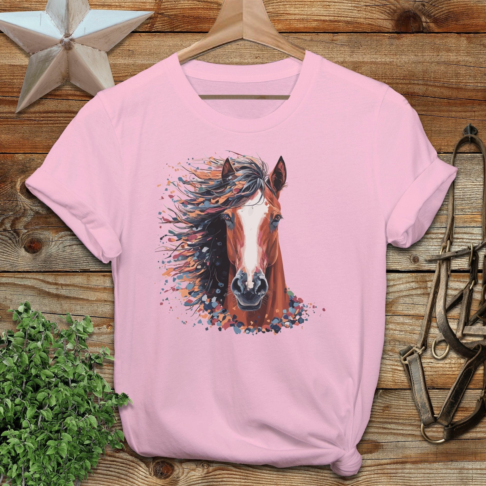 Horse Splatter Softstyle Tee