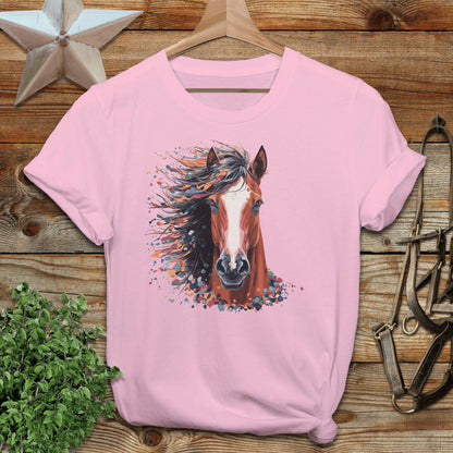 Horse Splatter Softstyle Tee