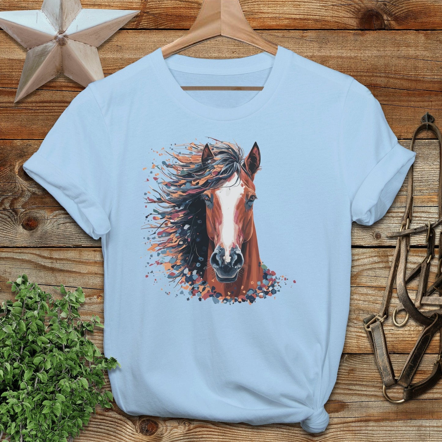 Horse Splatter Softstyle Tee