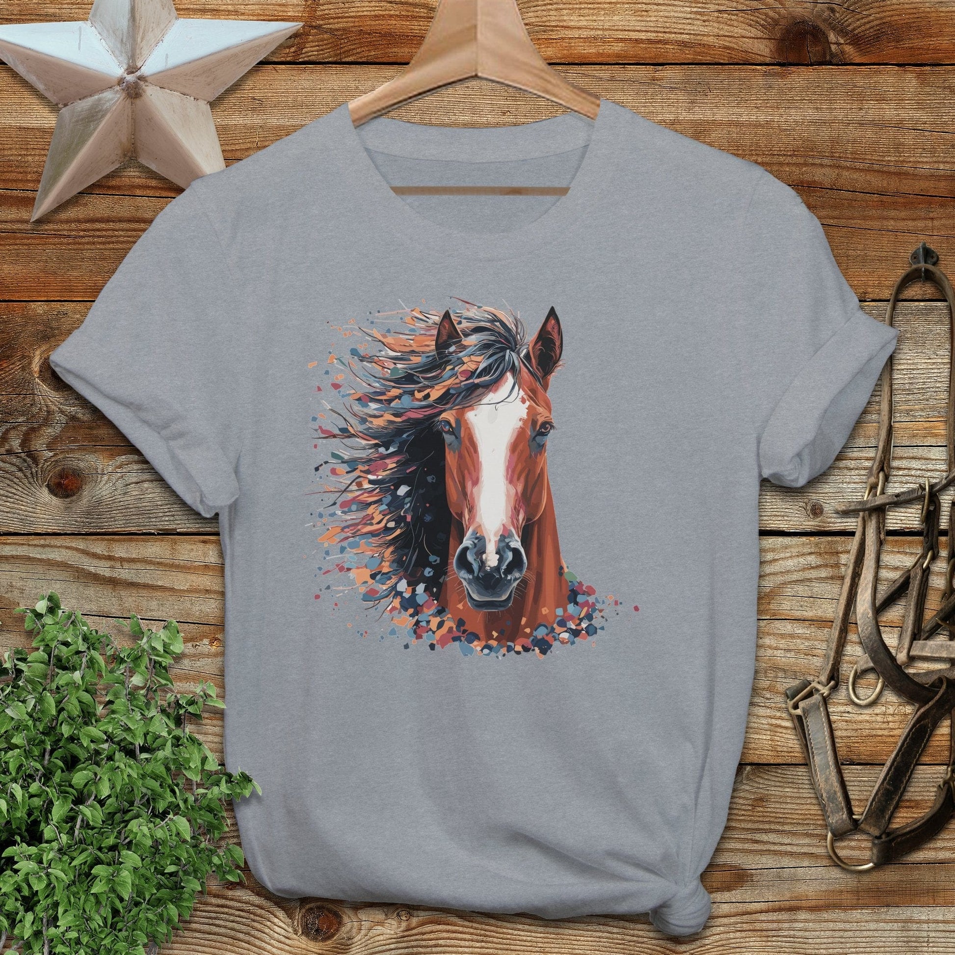 Horse Splatter Softstyle Tee