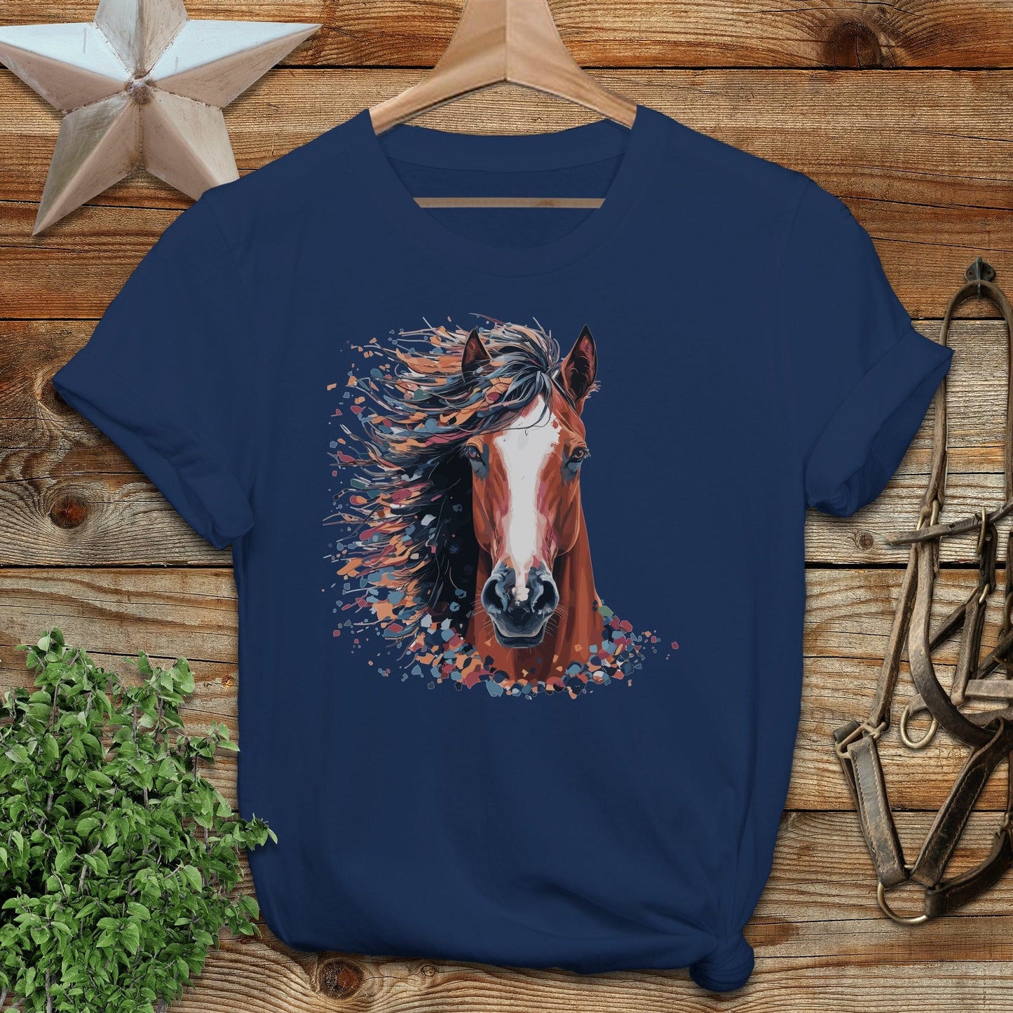 Horse Splatter Softstyle Tee