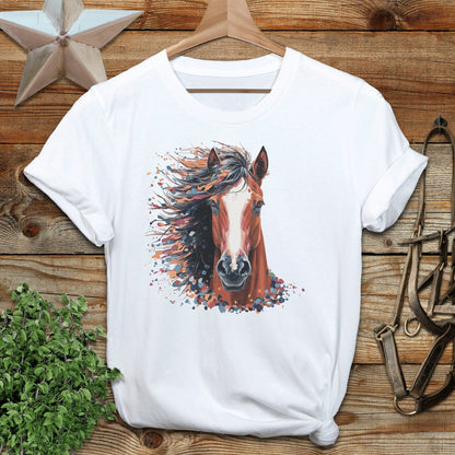 Horse Splatter Softstyle Tee