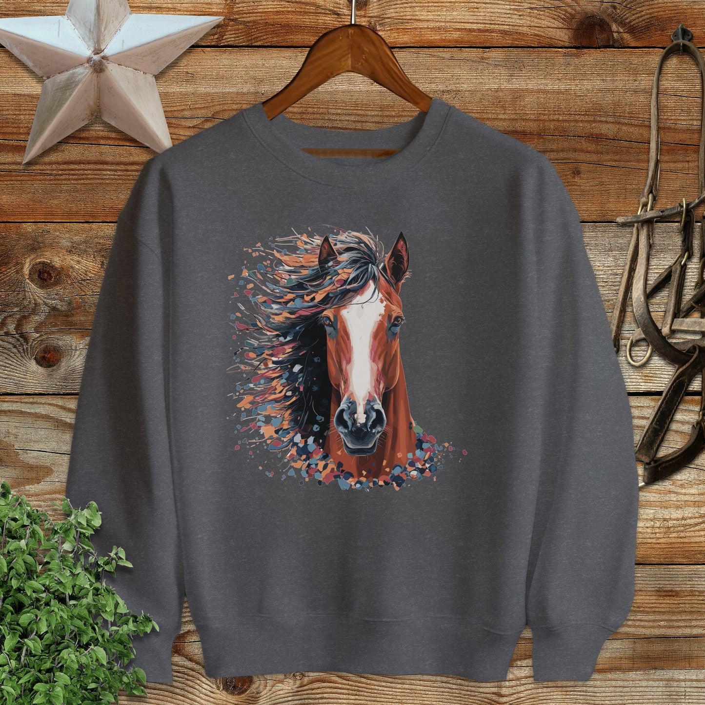 Horse Splatter Sweatshirt