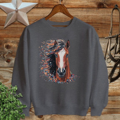 Horse Splatter Sweatshirt