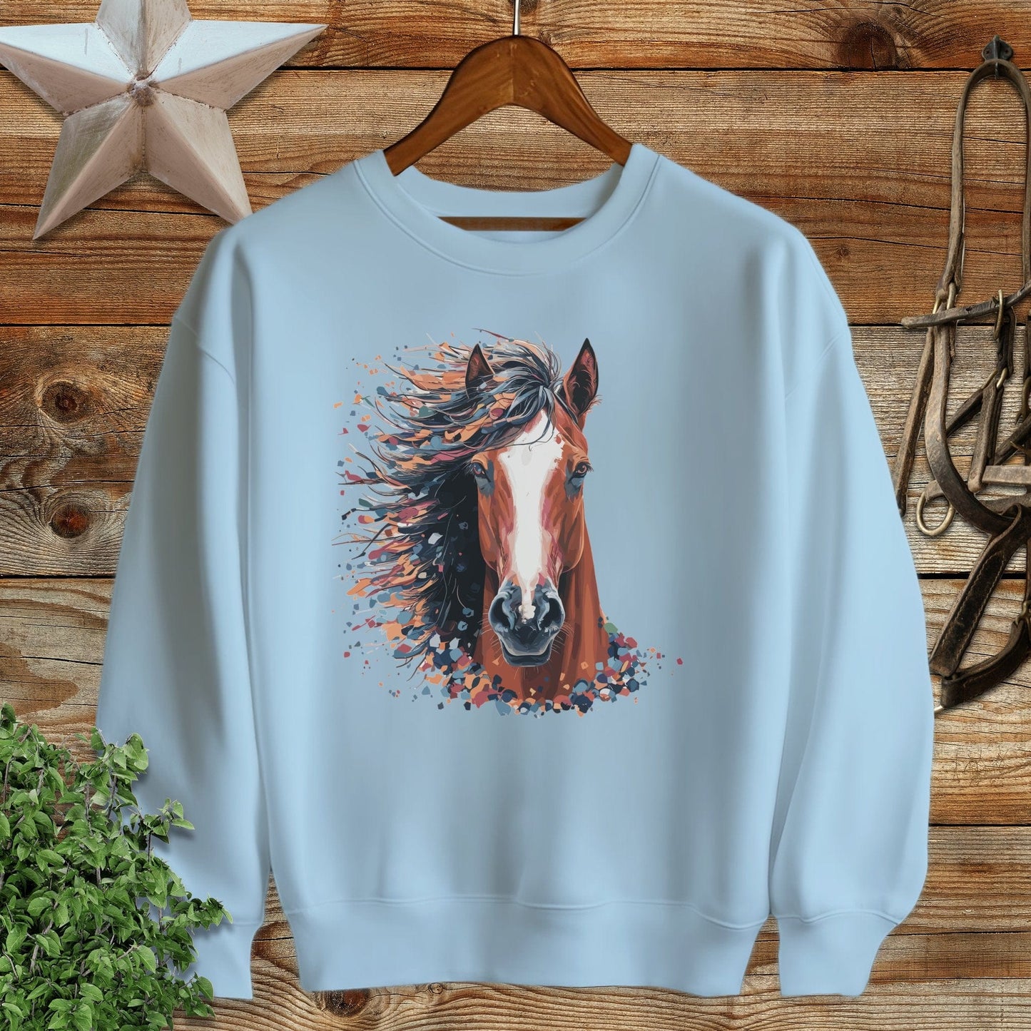 Horse Splatter Sweatshirt