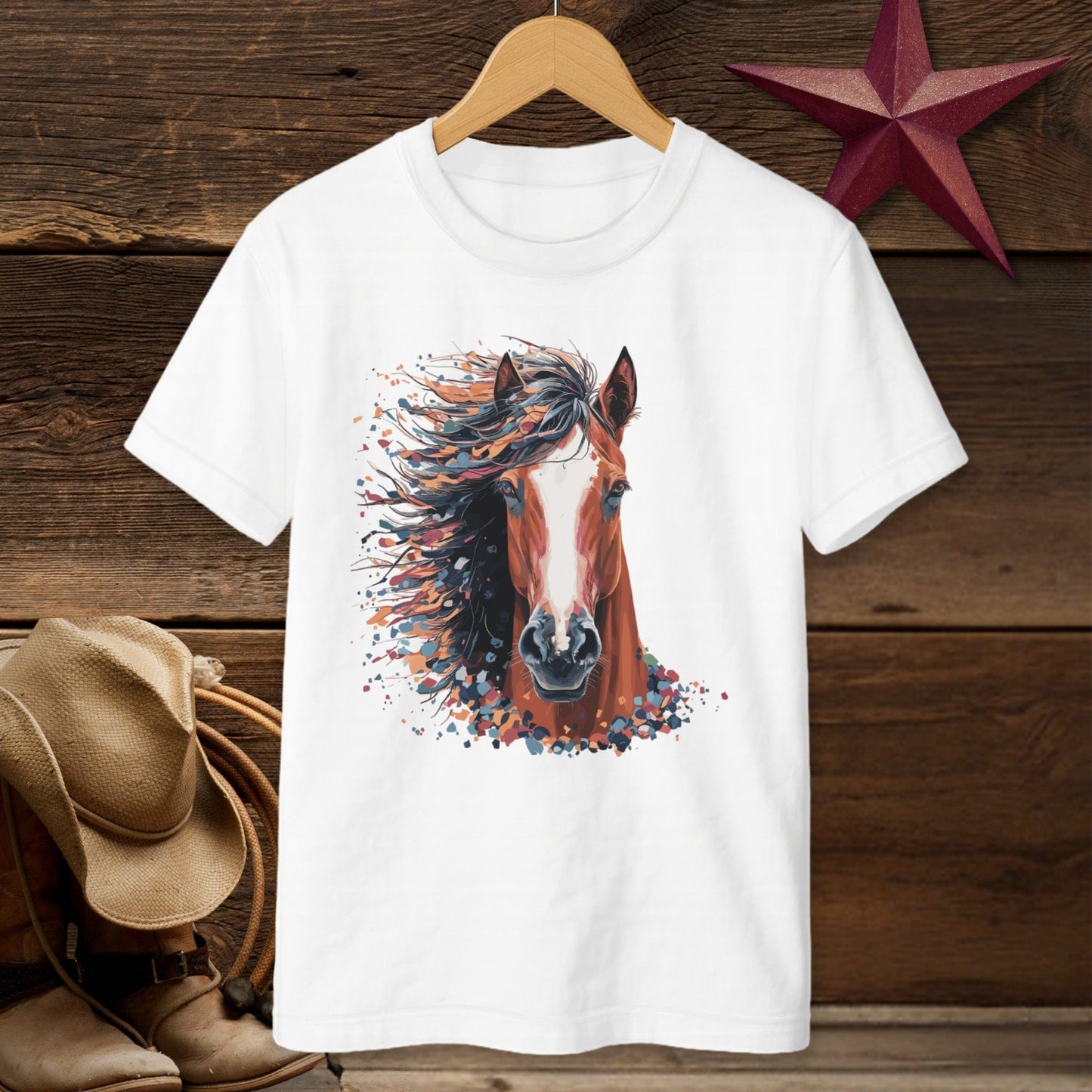 Horse Splatter T-Shirt (Youth)