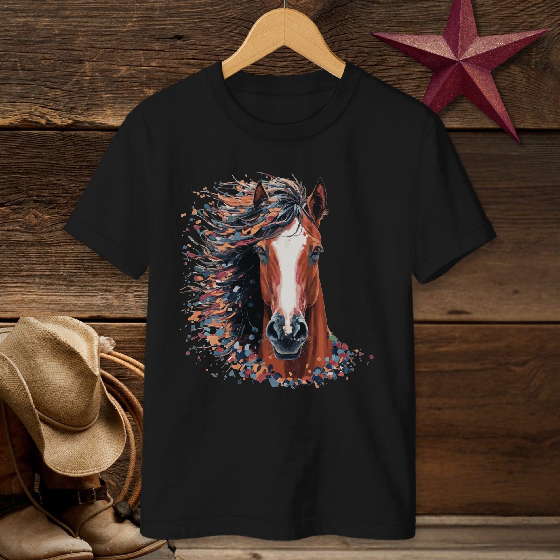 Horse Splatter T-shirt (Youth)