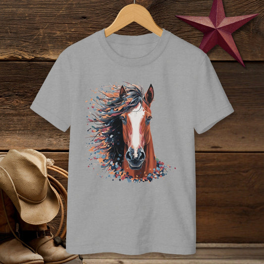 Horse Splatter T-shirt (Youth)