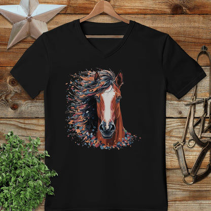 Horse Splatter V-neck