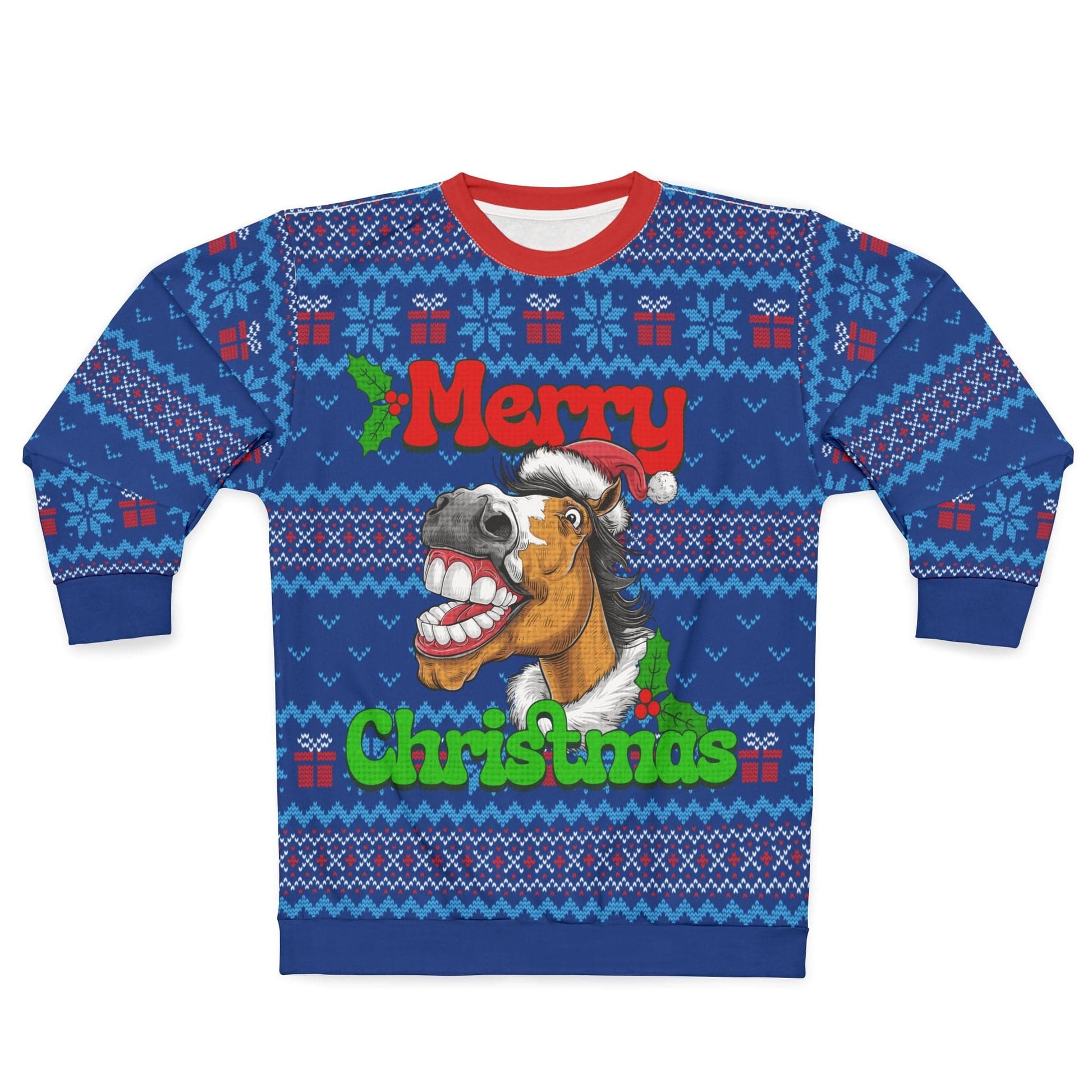 Horse Ugly Christmas Sweatshirt