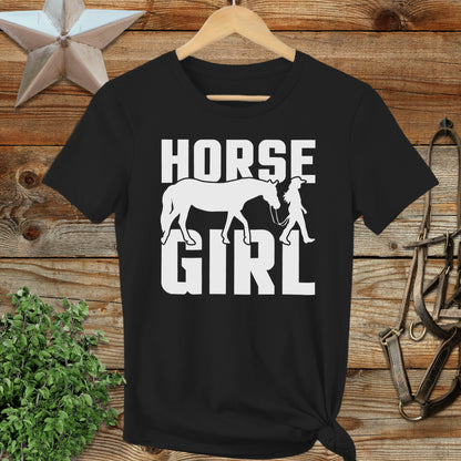Horse and Girl Ladies Tee