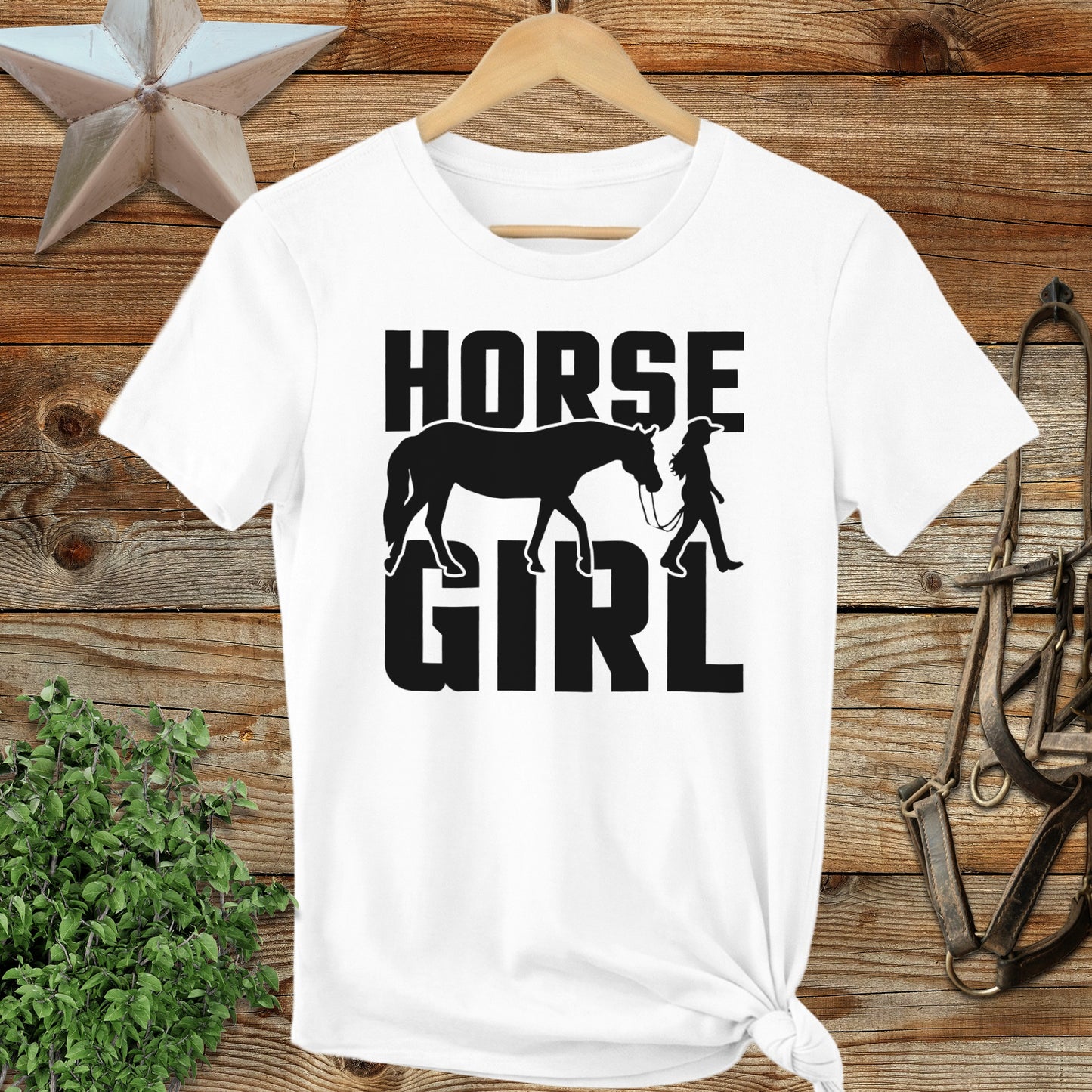 Horse and Girl Ladies Tee
