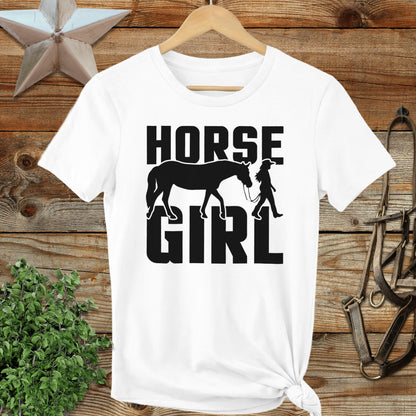 Horse and Girl Ladies Tee
