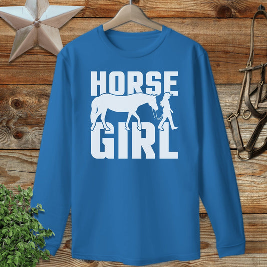 Horse and Girl Long Sleeve Tee
