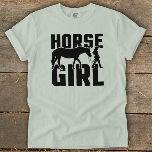 Horse and Girl Signature Tee - Bay