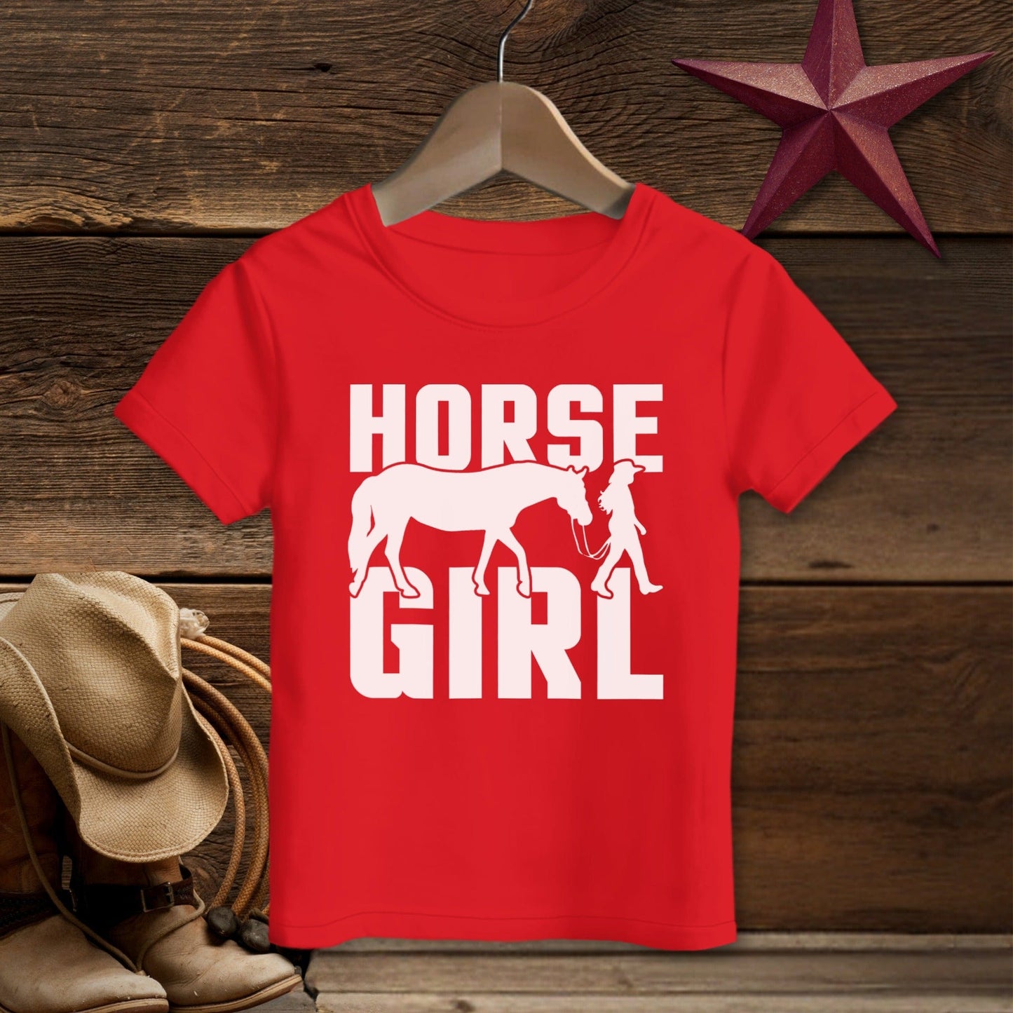 Horse and Girl T-Shirt (Toddler)