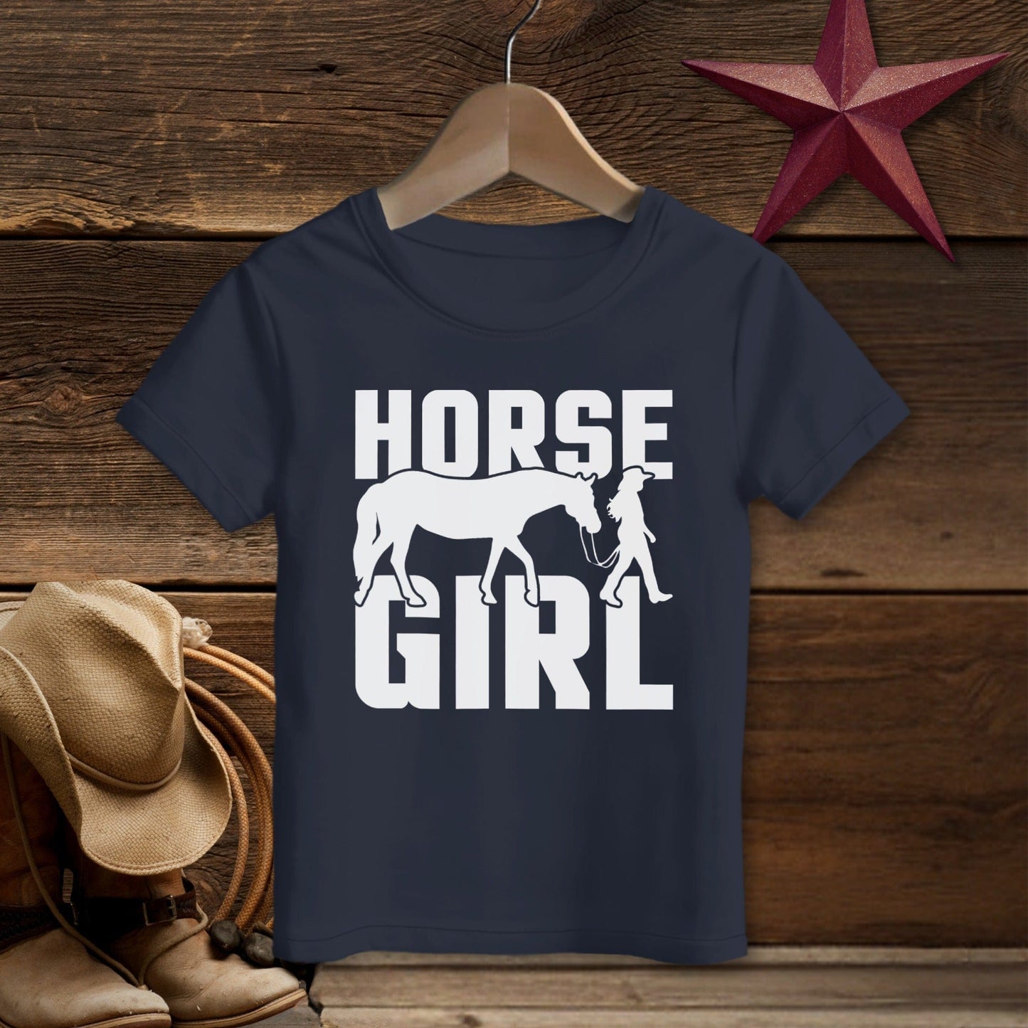 Horse and Girl T-Shirt (Toddler)