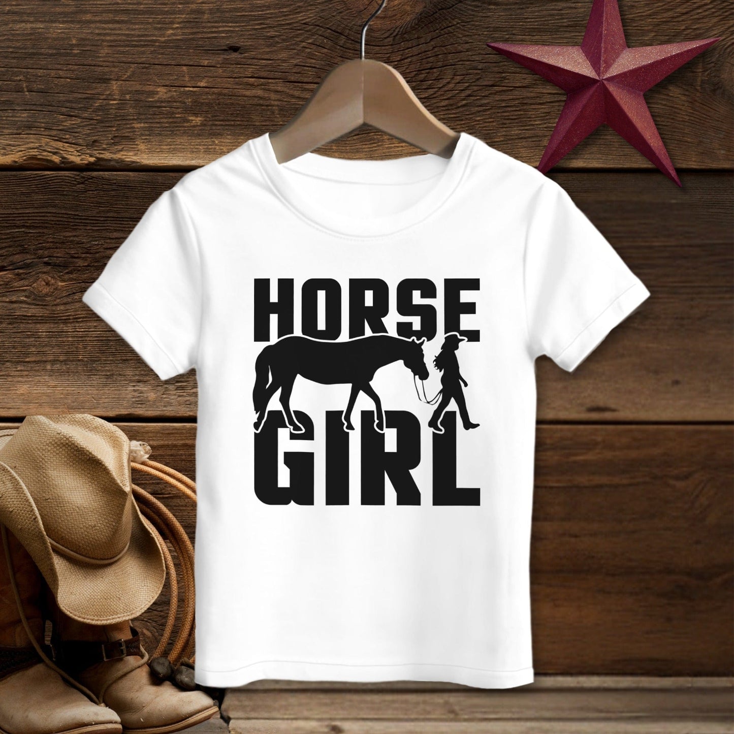 Horse and Girl T-Shirt (Toddler)