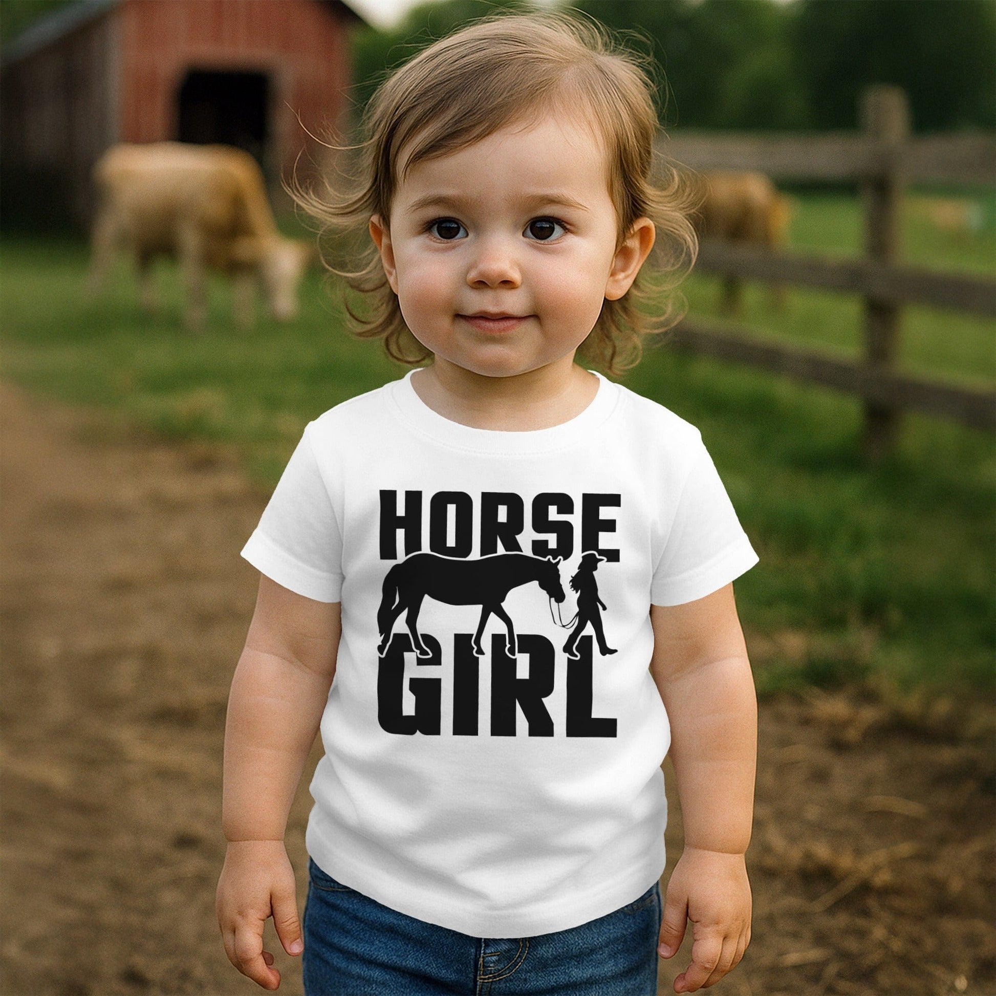 Horse and Girl T-shirt (Toddler)