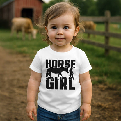 Horse and Girl T-shirt (Toddler)