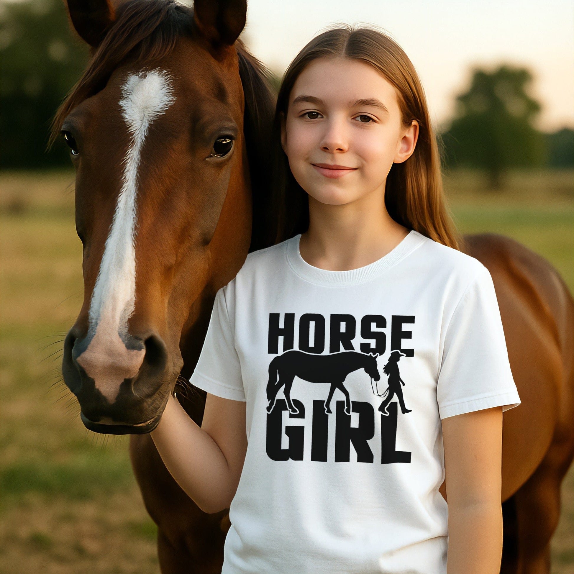 Horse and Girl T-shirt (Youth)