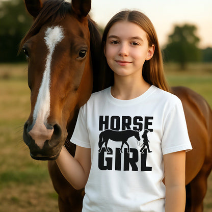 Horse and Girl T-shirt (Youth)