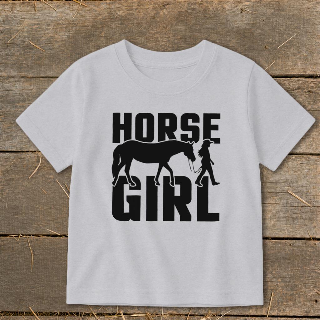 Horse and Girl Toddler Tee