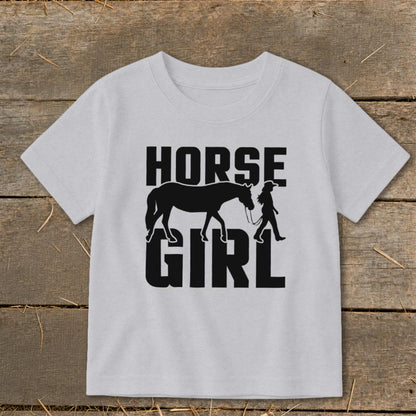 Horse and Girl Toddler Tee